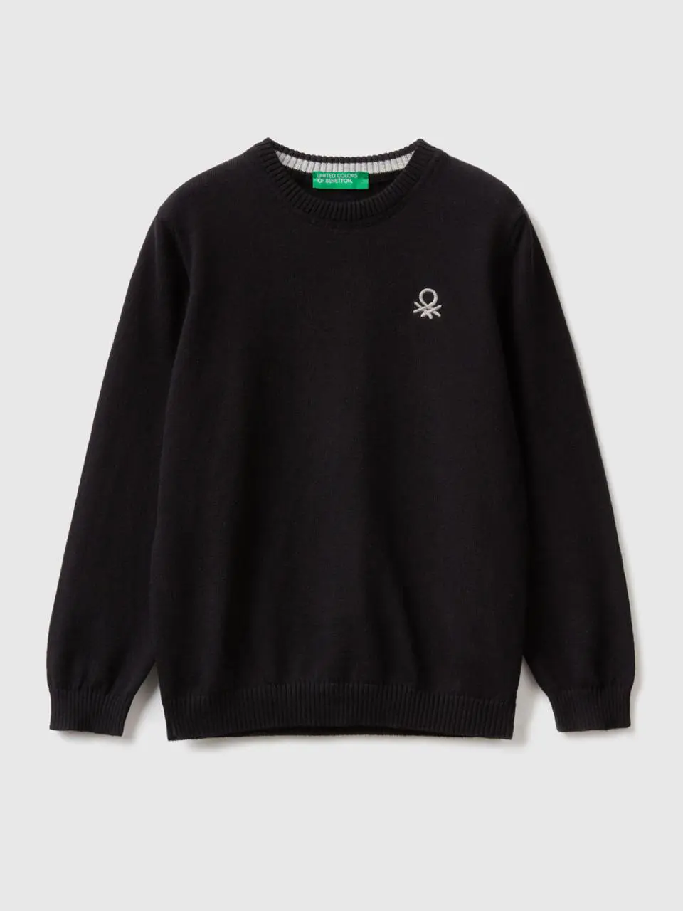 Benetton regular fit sweater in 100% cotton. 1