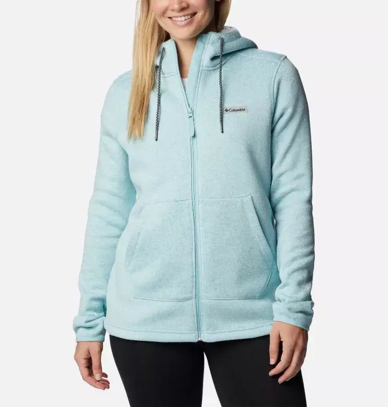 Columbia Women's Sweater Weather™ Sherpa Full Zip Hooded Jacket. 1