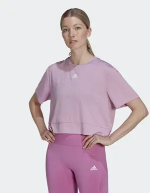 Adidas AEROREADY Studio Loose Crop Tee. 2 Adidas AEROREADY Studio Loose Crop Tee. 2