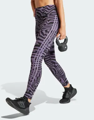 Optime TrainIcons Jacquard 3-Stripes Leggings