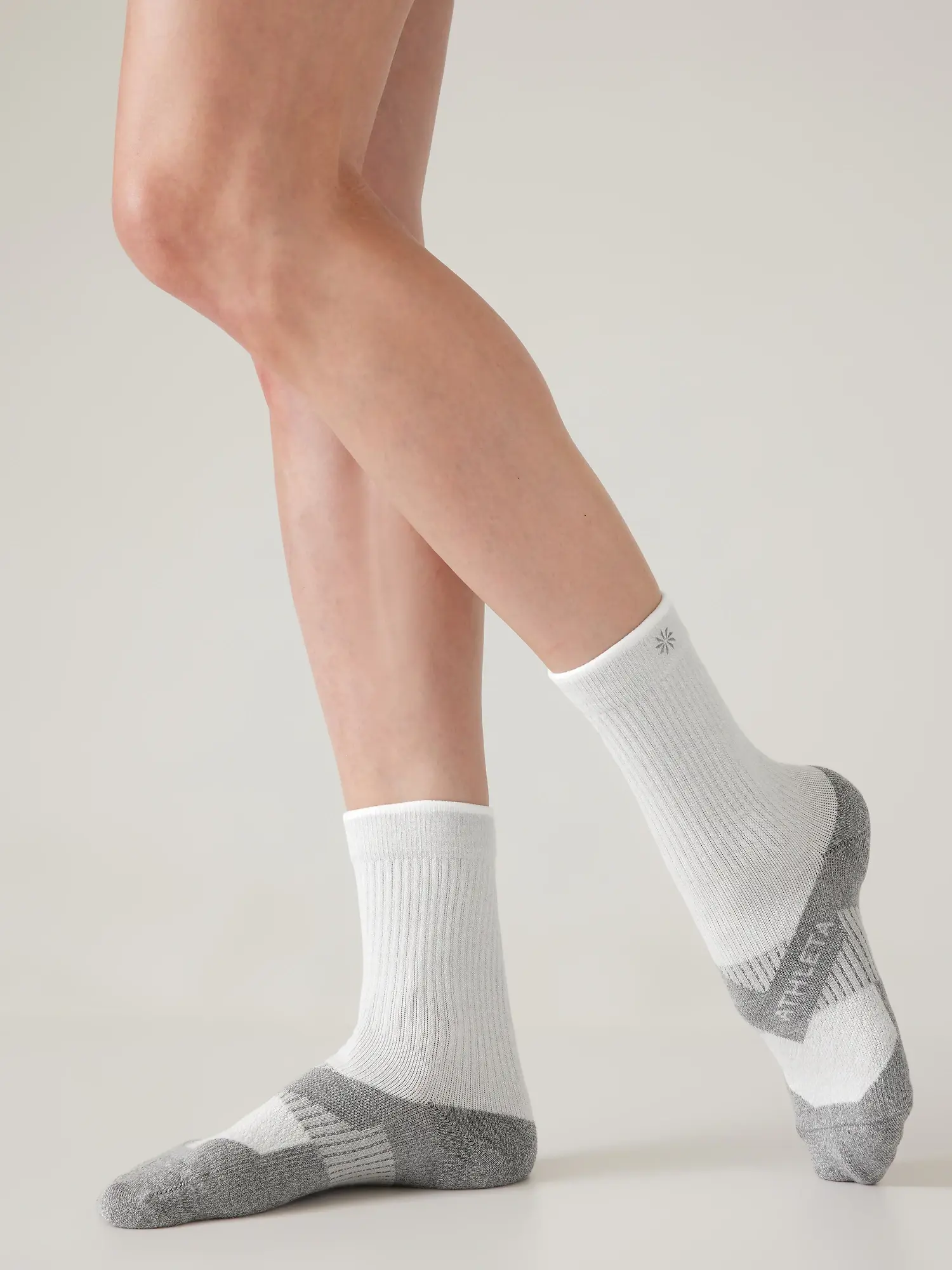 Athleta Performance Crew Sock gray. 1