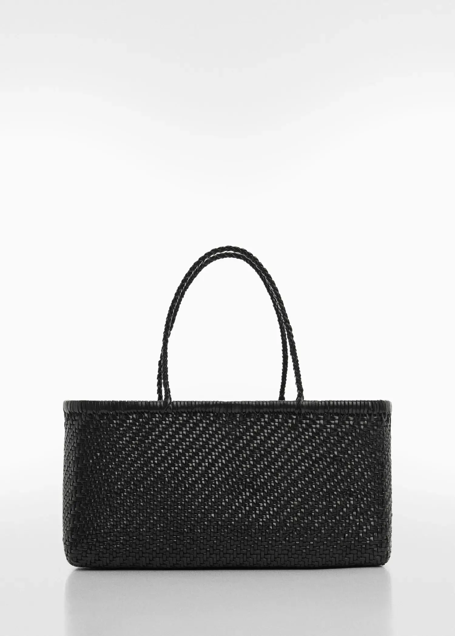 Mango Braided leather bag. 3
