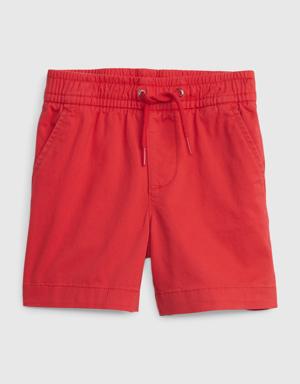 Toddler Easy Pull-On Shorts red