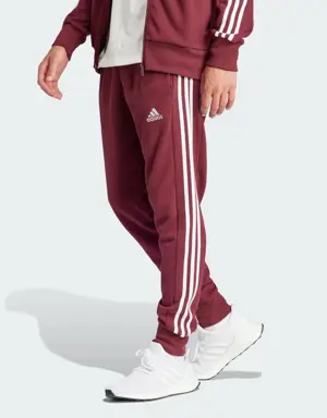 Adidas Essentials French Terry Tapered Cuff 3-Streifen Hose