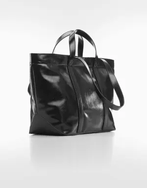 Shopper bag with double handle