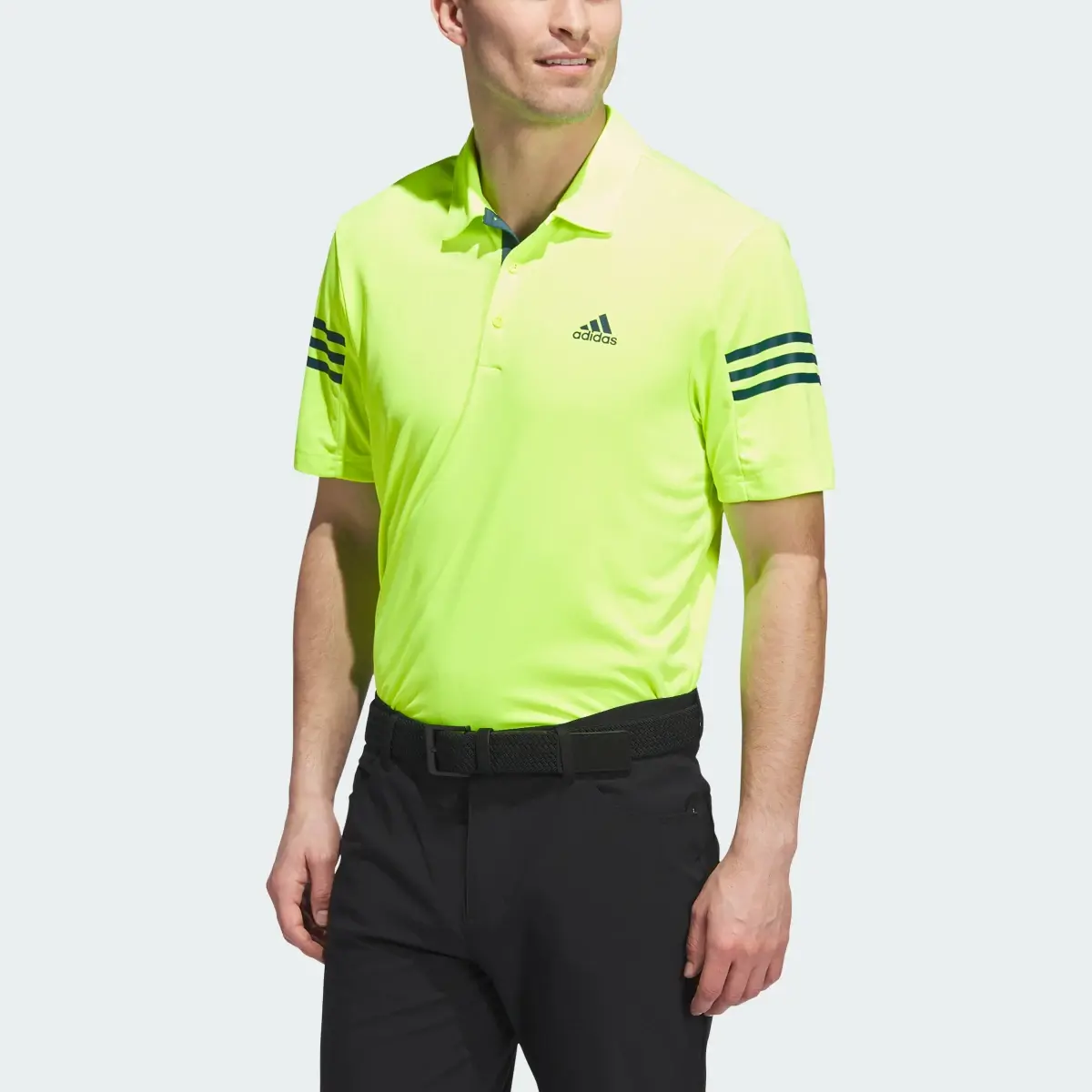 Adidas 3-Stripes Golf Polo Shirt. 1