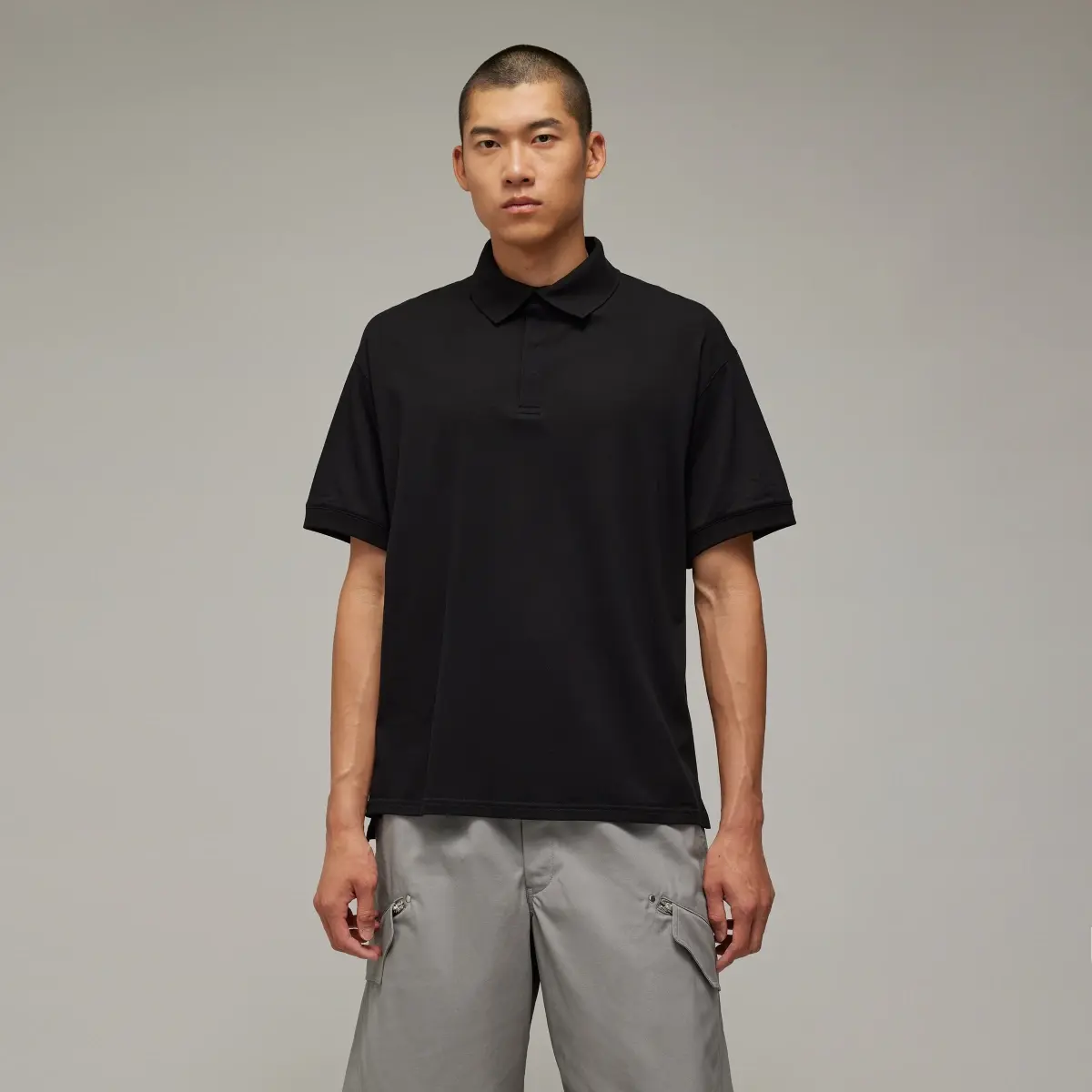 Adidas Y-3 Short Sleeve Polo Shirt. 1