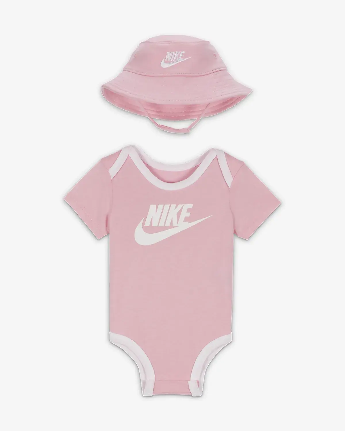 Nike Core Bucket Hat and Bodysuit Set. 1