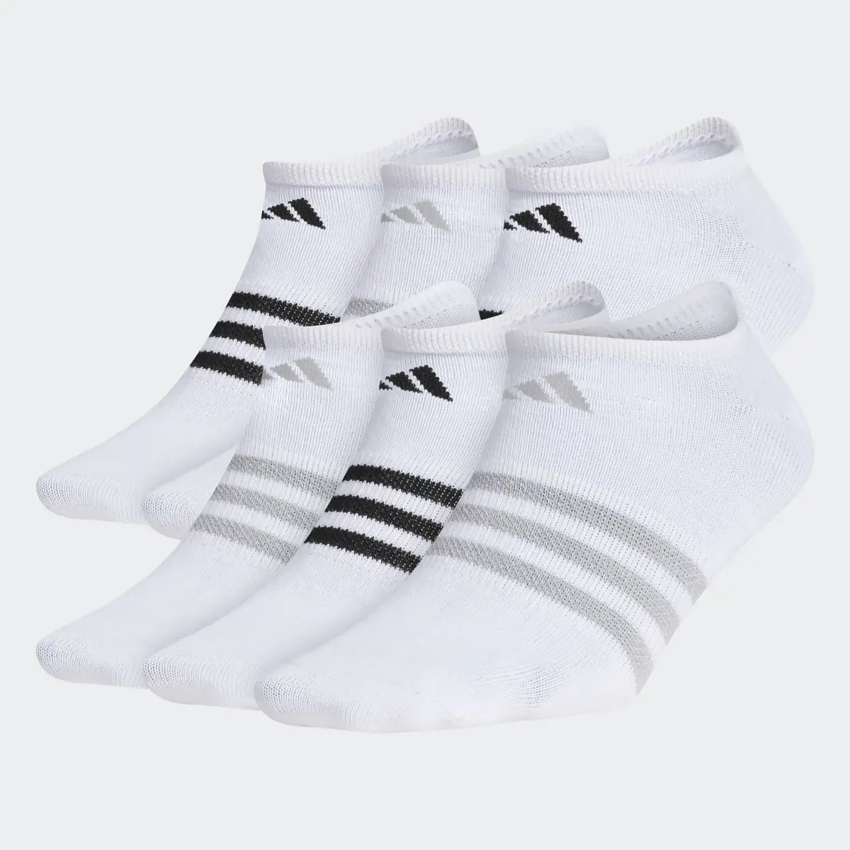 Adidas Superlite No-Show Socks 6 Pairs. 2