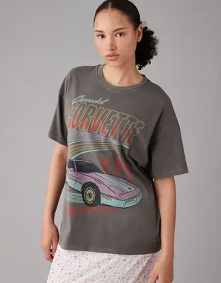 American Eagle Oversized Corvette Graphic Tee. 1