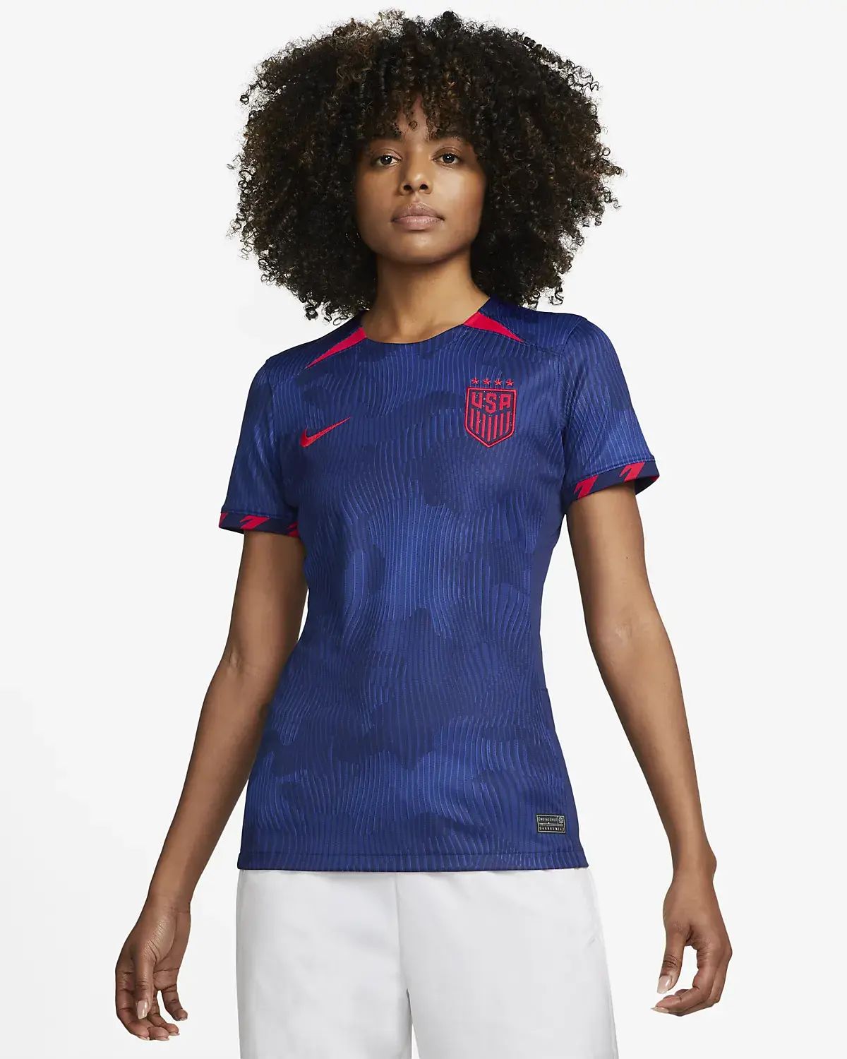 Nike Selección nacional de fútbol femenino de Estados Unidos (4 estrellas) visitante 2023 Stadium. 1