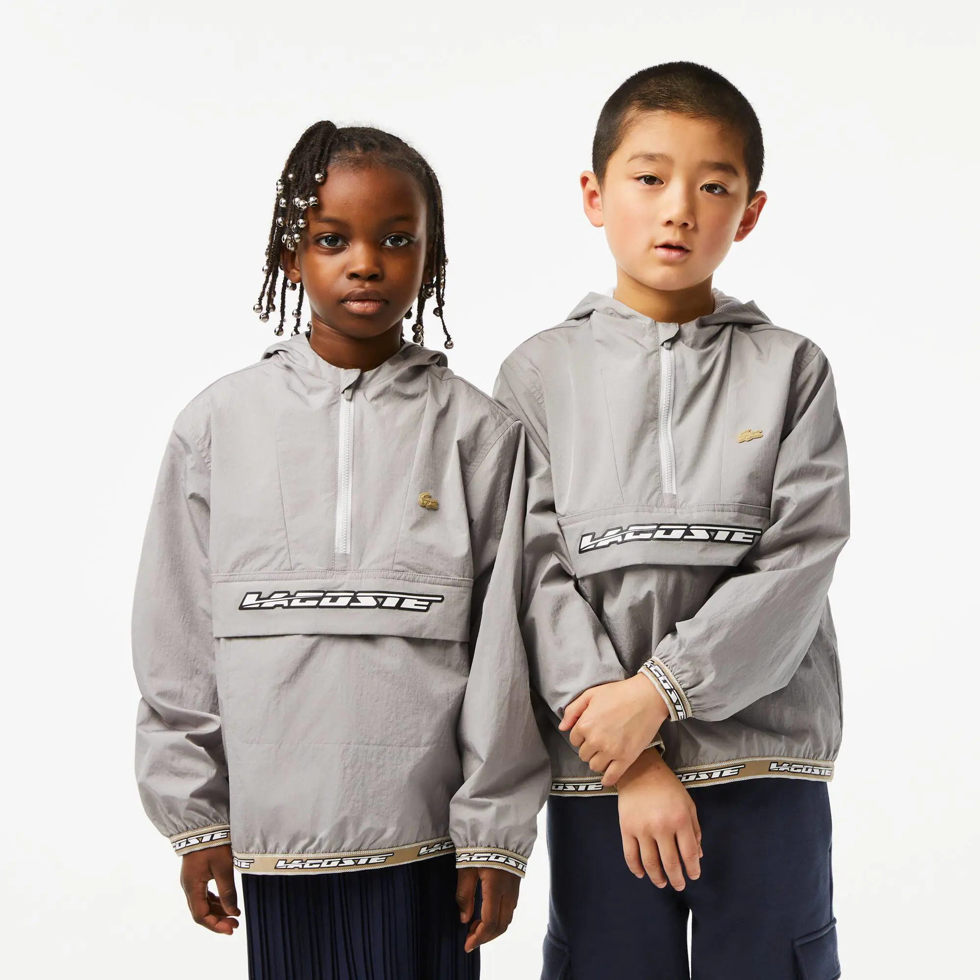 Lacoste Kids’ Lacoste Pull-On Hooded Jacket. 1