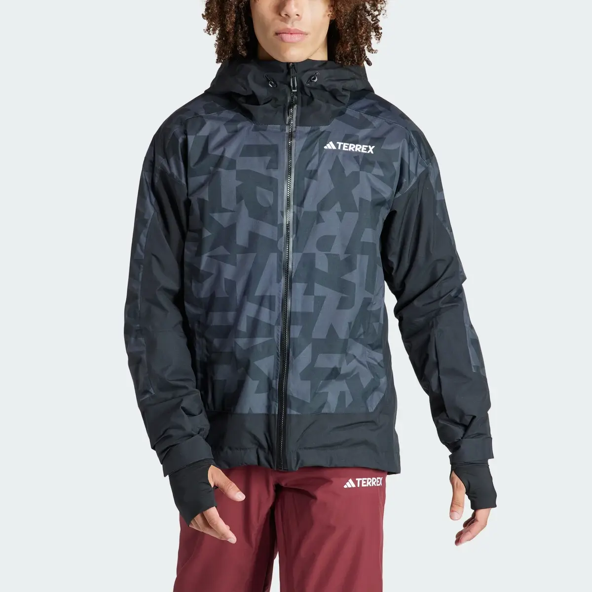 Adidas Terrex Xperior 2L Insulated RAIN.RDY Graphic Jacket. 1