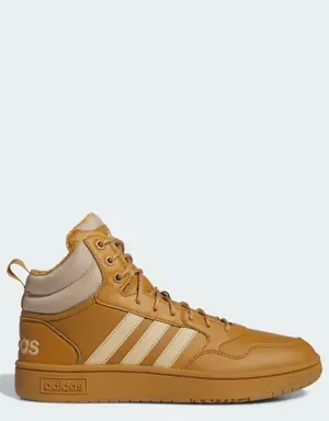 Adidas Hoops 3.0 Mid Lifestyle Basketball Classic Fur Lining Winterized Schuh