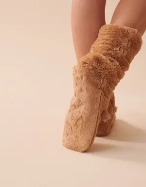 Deer Soft Plush Socks