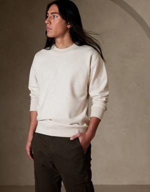 Relaxed French Terry Sweatshirt beige