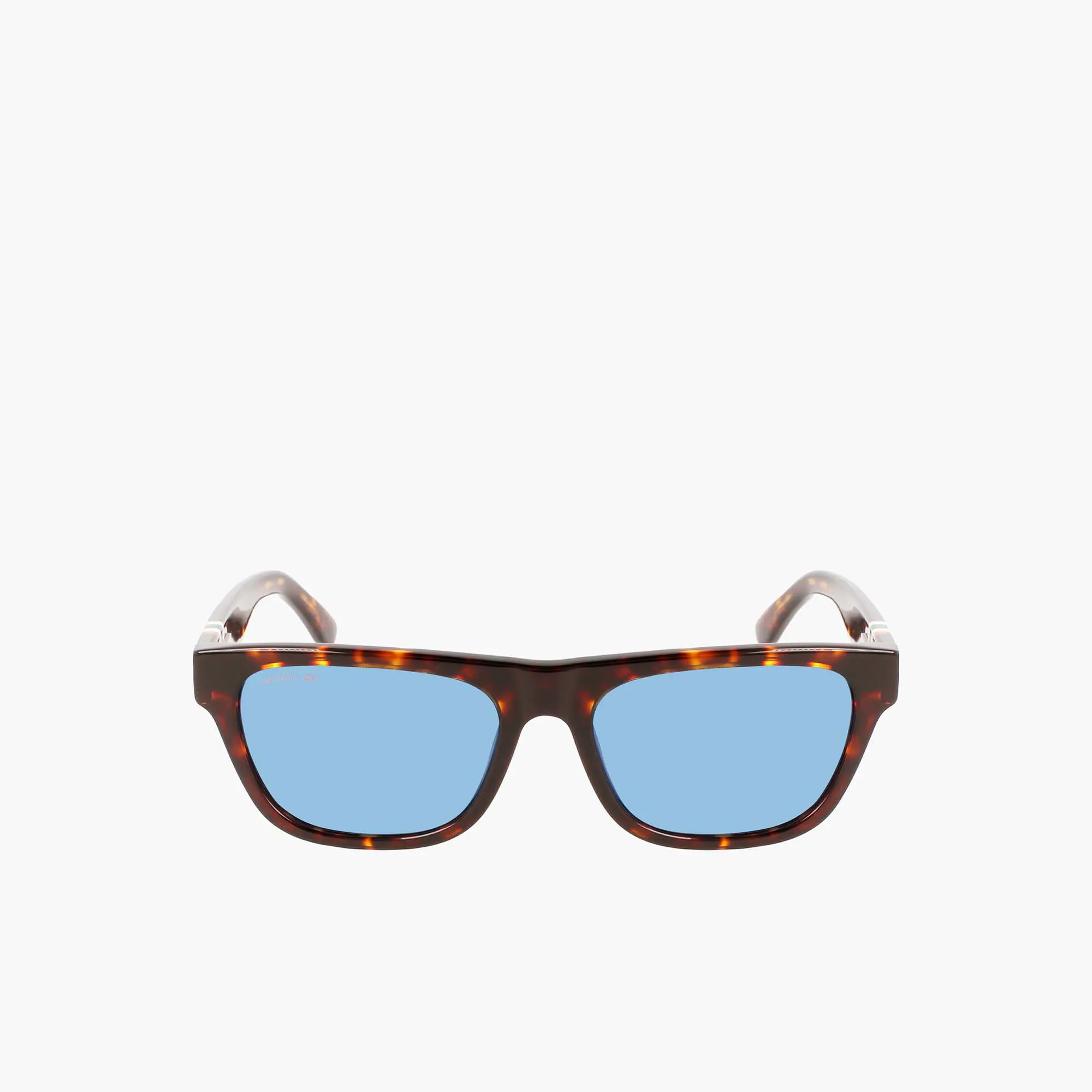 Lacoste Gafas de sol de hombre L.12.12 con montura de acetato rectangular y diseño de escama. 2