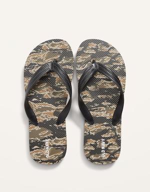 Gender-Neutral Printed Flip-Flop Sandals For Kids multi