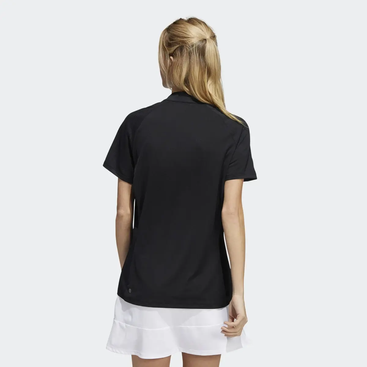 Adidas Playera Polo Cuello Alto Cierre Corto. 3