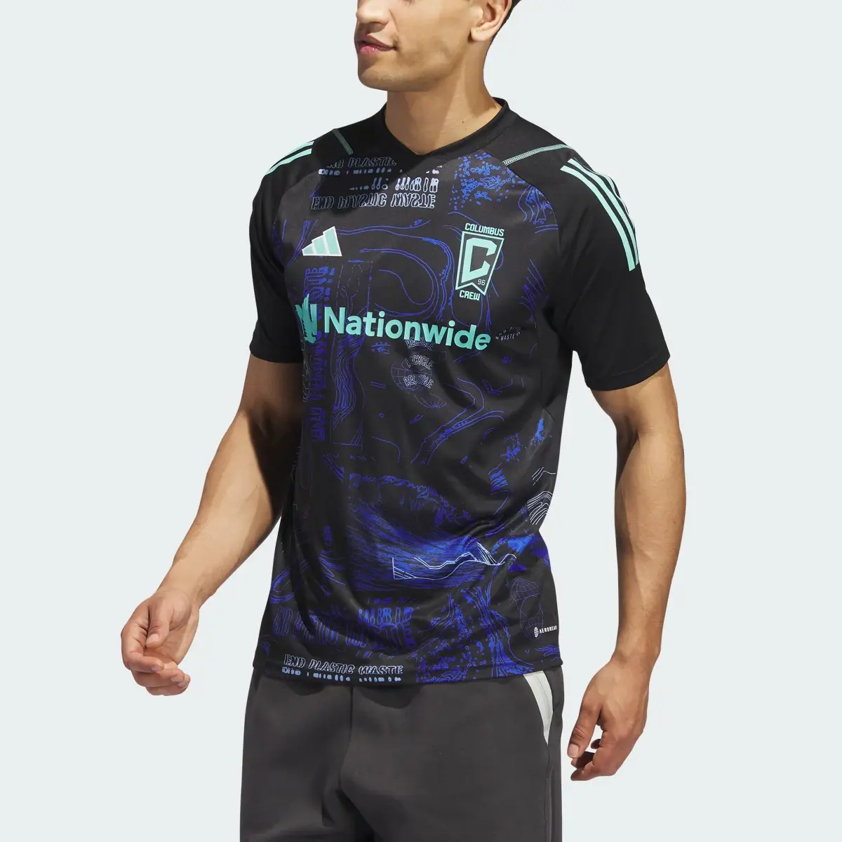 Adidas Columbus Crew One Planet Jersey. 1