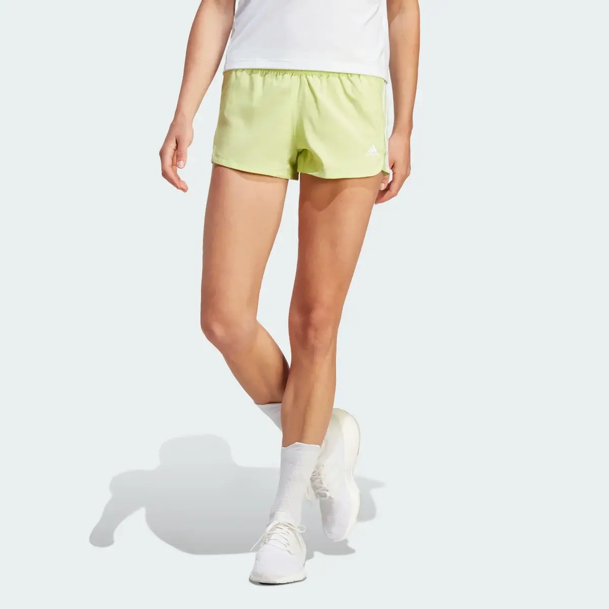 Adidas Pacer 3-Stripes Woven Shorts. 1