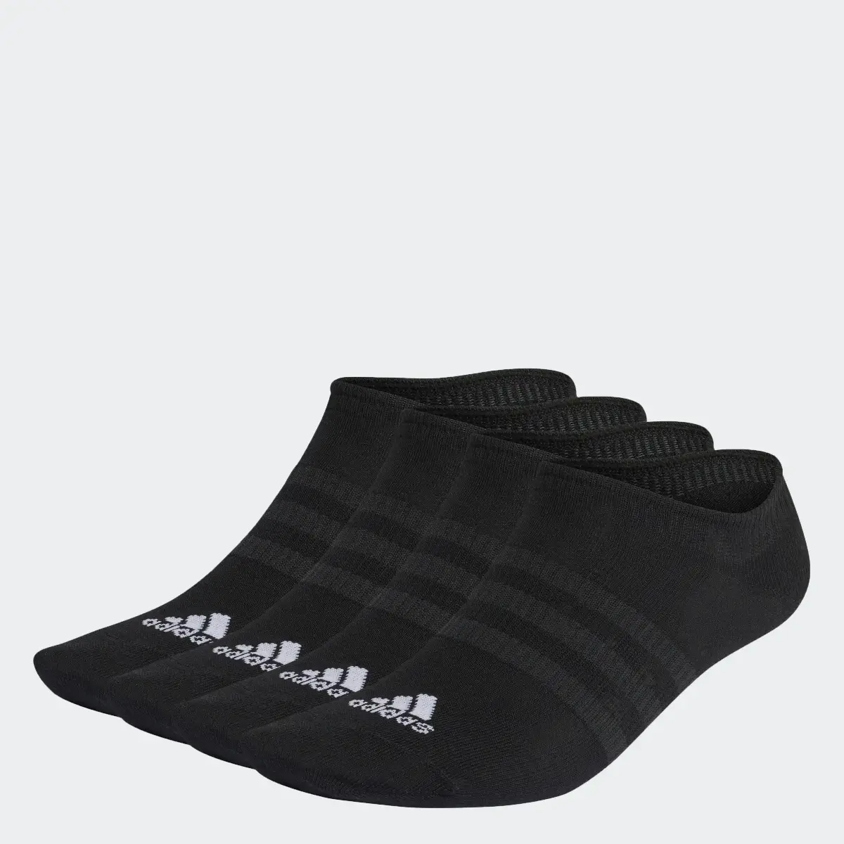 Adidas Thin and Light No-Show Socks 3 Pairs. 1