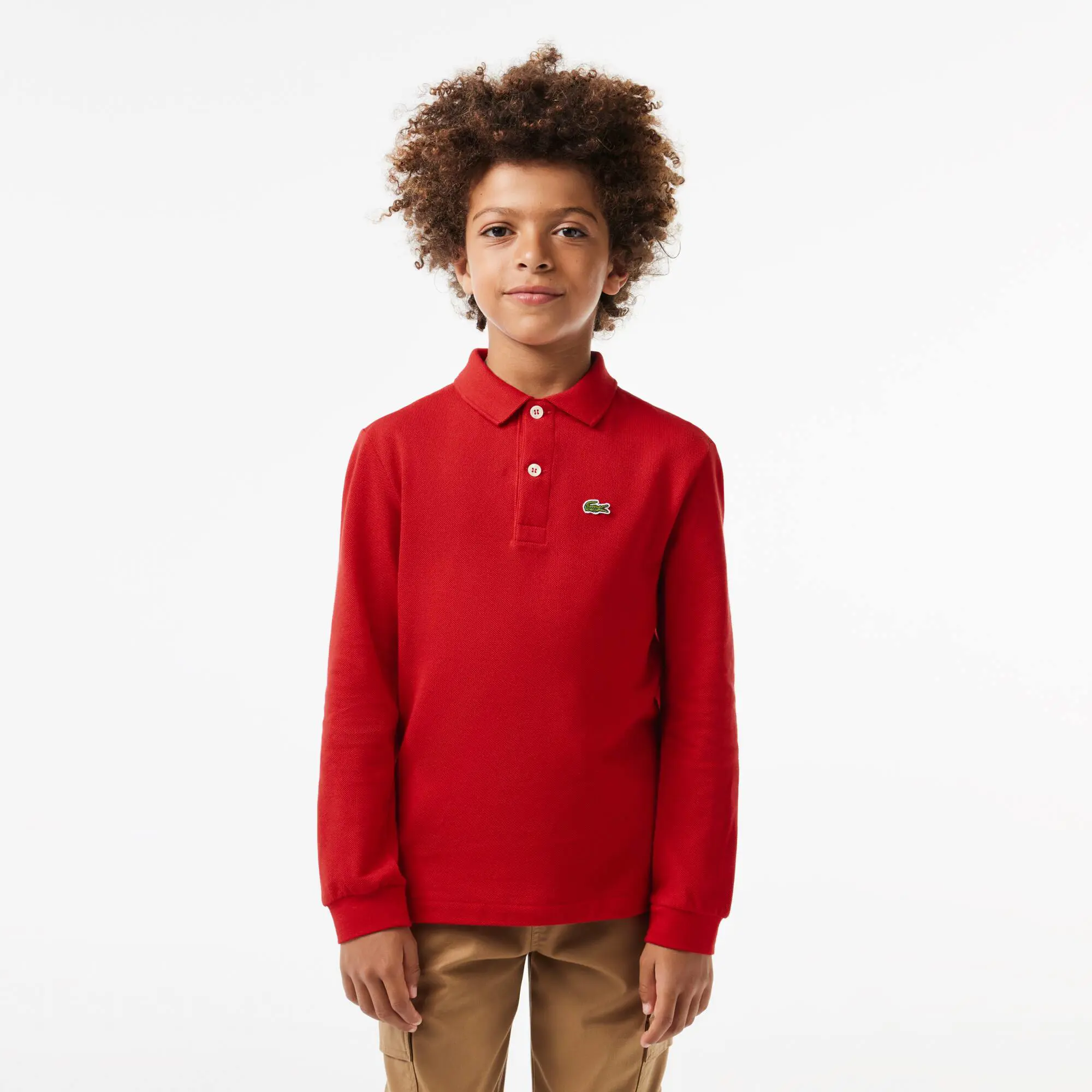 Lacoste Kids' Lacoste Regular Fit Petit Piqué Polo Shirt. 1