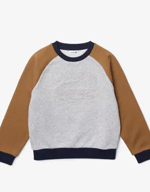 Boys' Lacoste Branded Colour-Block Sweatshirt