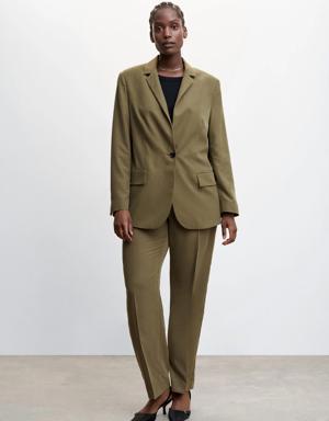 Mango Modal-blend suit blazer