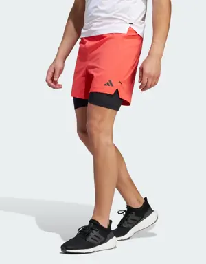Adidas Short Power Workout Two-in-One