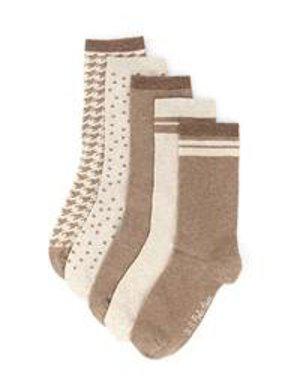 Kadın Camel Melanj Çorap