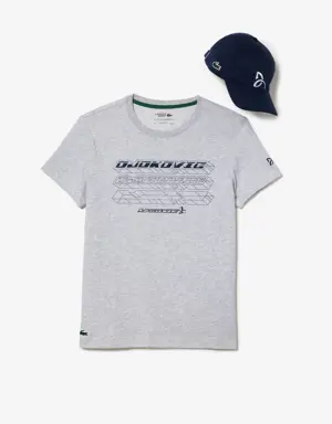 Men’s Lacoste Tennis x Novak Djokovic Regular Fit T-shirt and Cap Pack