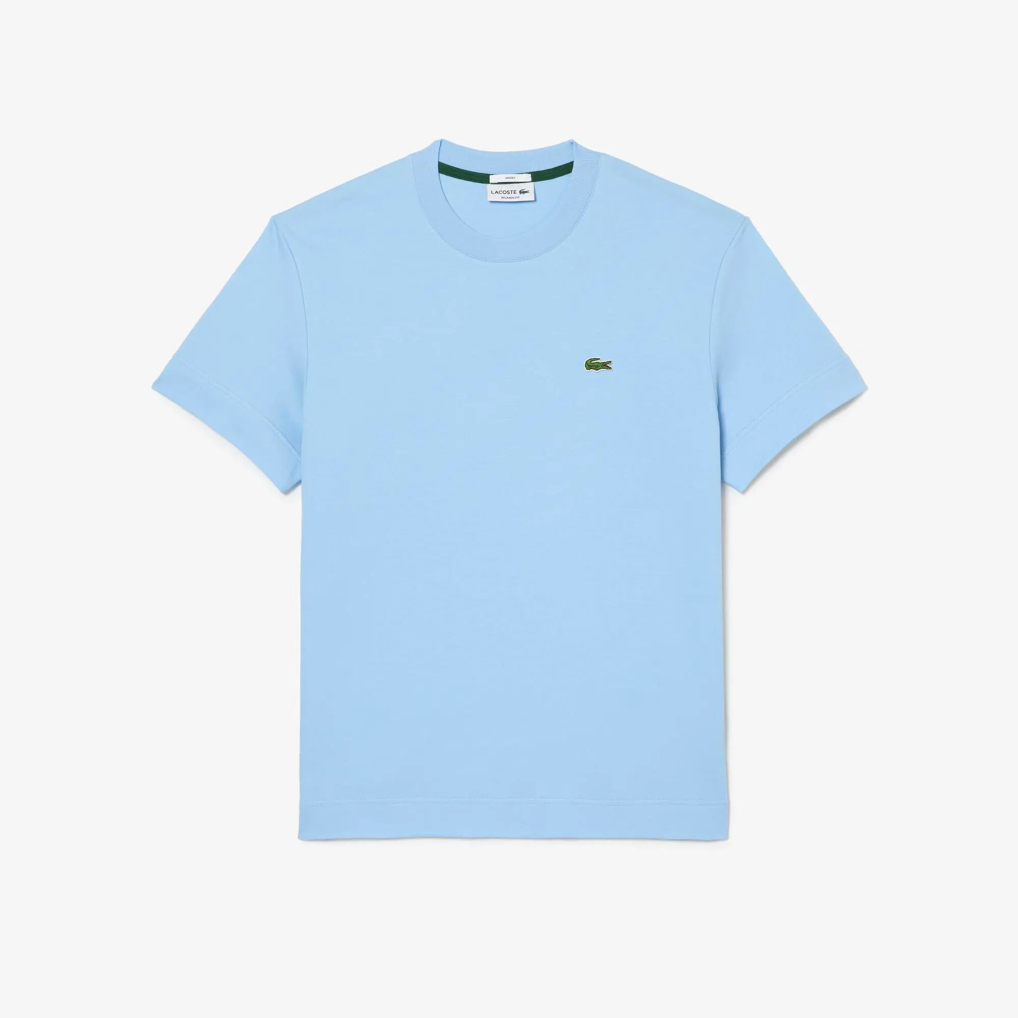 Lacoste T-shirt unisex in cotone biologico con collo rotondo. 2