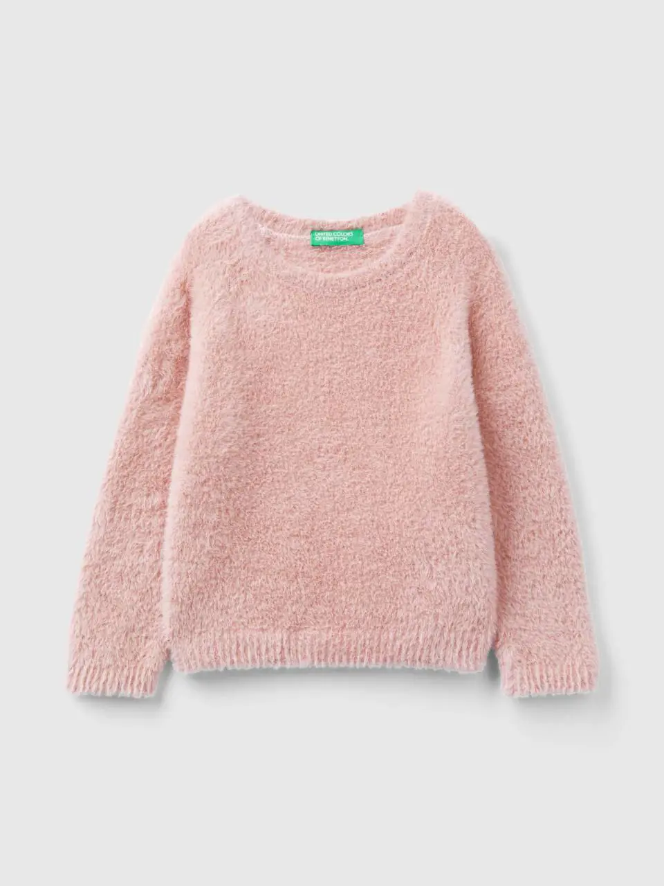 Benetton sweater with faux fur. 1