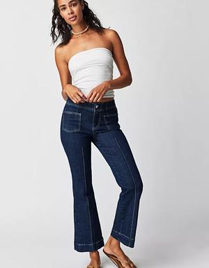 CRVY Life Is Good Mid-Rise Jeans