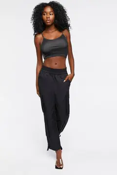 Forever 21 Forever 21 Twill Cargo Joggers Black. 2 Forever 21 Forever 21 Twill Cargo Joggers Black. 2
