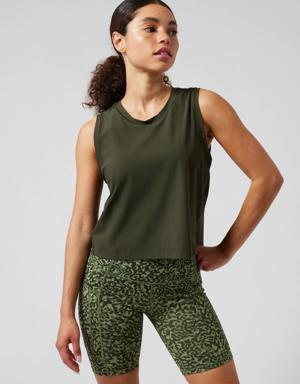 Athleta Ultimate Muscle Tank green