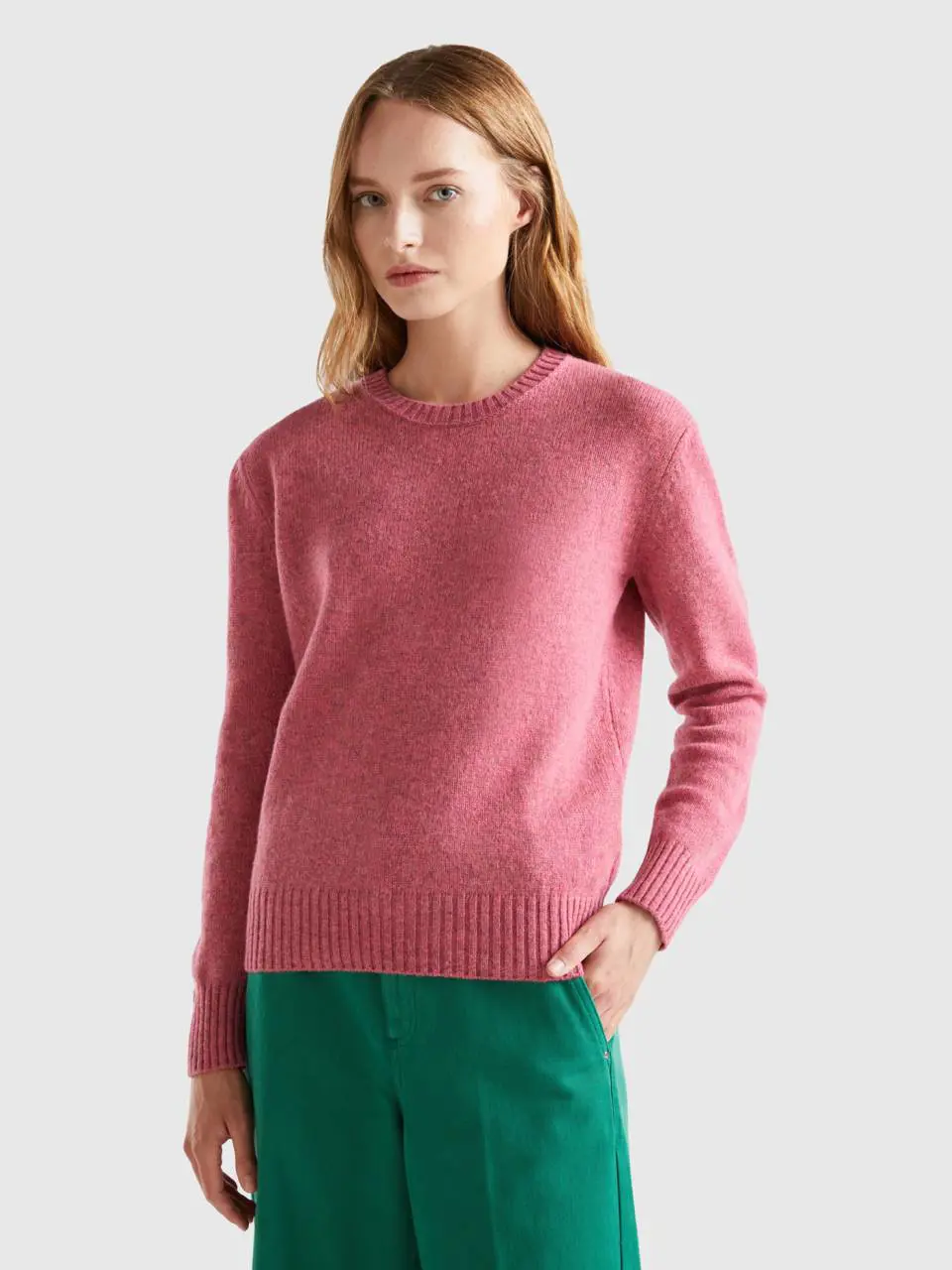 Benetton sweater in pure shetland wool. 1