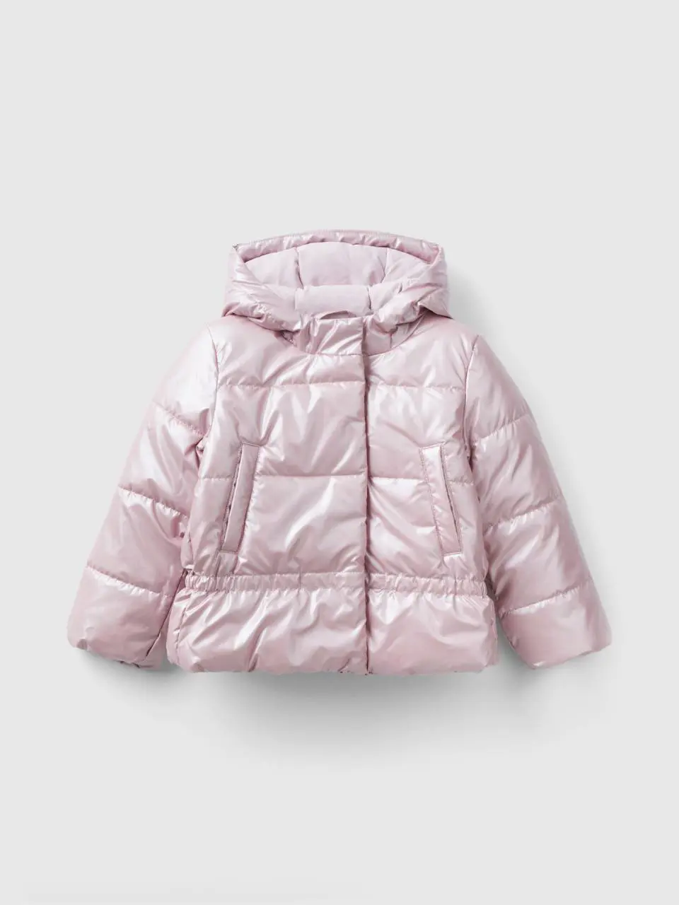 Benetton padded jacket in glossy nylon. 1