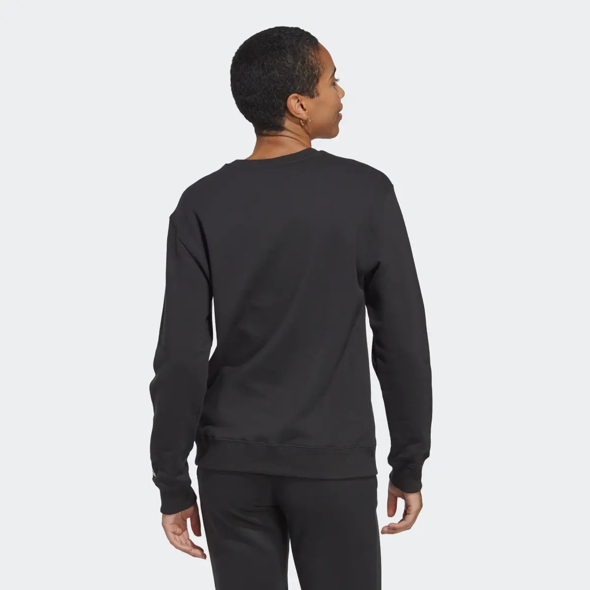 Adidas Sweatshirt em Moletão Linear Essentials. 3