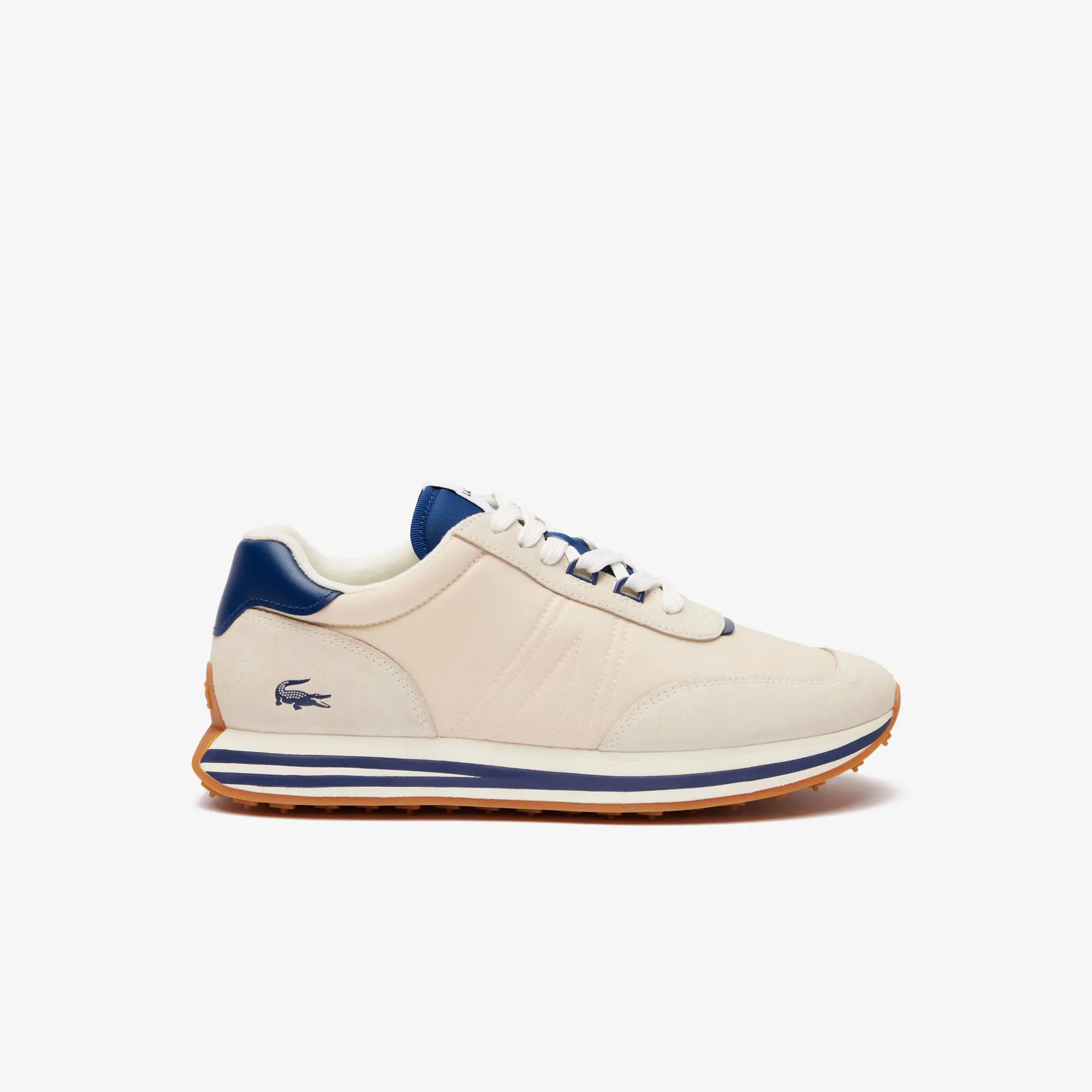 Lacoste Men's L-Spin Leather and Textile Trainers. 1