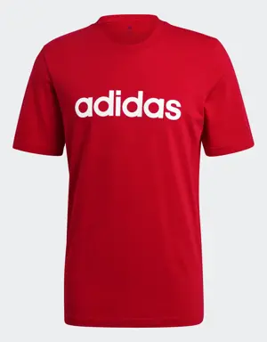 Adidas Essentials Embroidered Linear Logo Tee