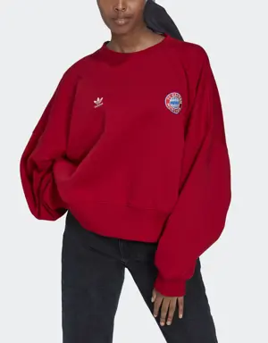 FC Bayern Essentials Trefoil Crewneck Sweatshirt