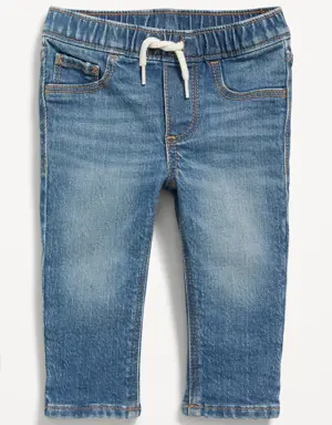 Unisex 360° Stretch Pull-On Skinny Jeans for Baby blue