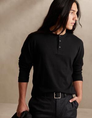 Rian Henley T-Shirt black