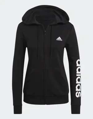 Adidas Essentials Logo Full-Zip Hoodie