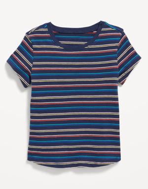 Printed Short-Sleeve T-Shirt for Toddler Girls blue
