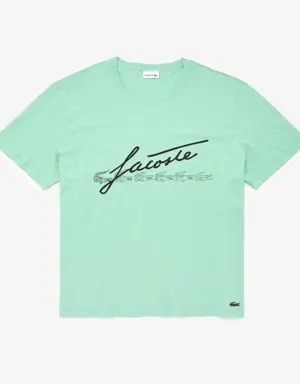 Lacoste Men's Big Fit Signature Print T-Shirt