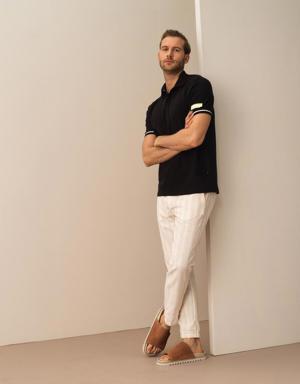 Pamuklu Slim Fit Polo Tişört