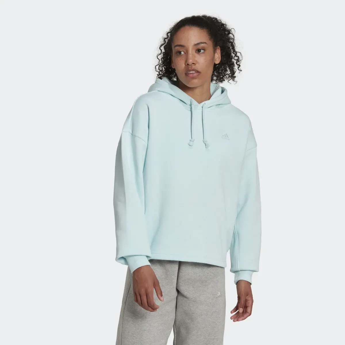 Adidas ALL SZN Fleece Hoodie. 2